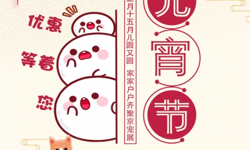 京宠展|今日元宵节，最美的元宵节祝福送给你！
