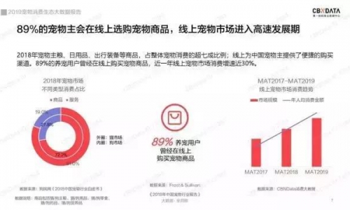 宠物经济异军突起 电商成主要销售渠道